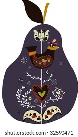 little cute pear design