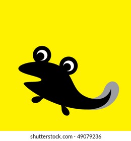 little cute tadpole