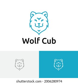 Logo "Little Cute Cub Head Line"
