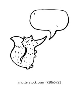 little dancing fox cartoon