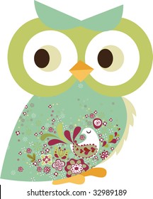 little decorated owl