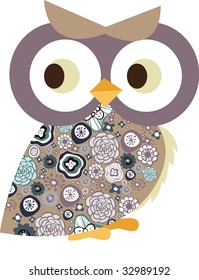 little decorated owl