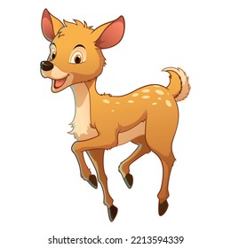 Little Deer Cartoon Animal Illustration