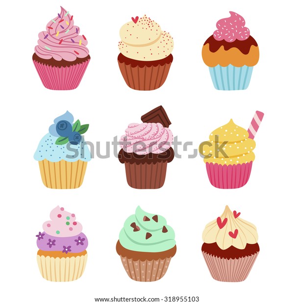 84,622 Collection Cupcakes Images, Stock Photos & Vectors | Shutterstock