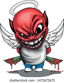 İMP little devil vector illustration