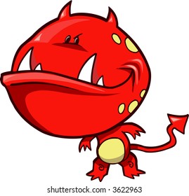 Little Devil Vector Illustration