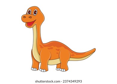 Little Dinosaur Character Design Illustration