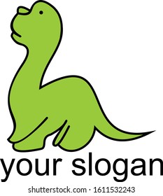 little dinosaur logo vector company