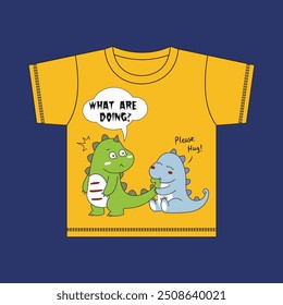 little dinosaurs design cartoon vector illustration for print
