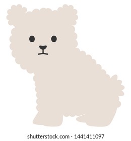little dog adorable mascot character
