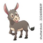 Little Donkey Cartoon Animal Illustration