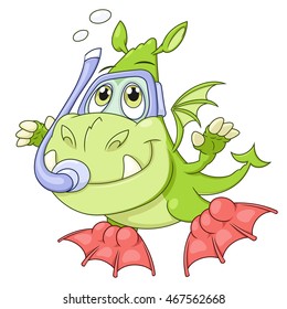 Little dragon is diving