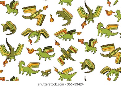 little dragon pattern