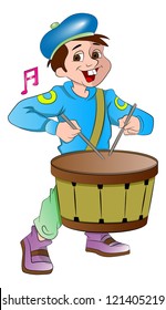 Little Drummer Boy, Vector Illustration