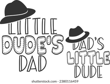 Der kleine Schwanz des Vaters von Little Dude - Daddy und ich passen Designs zusammen