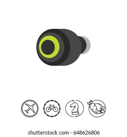Little earphone icon