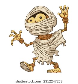 Little egyptian mummy halloween costume