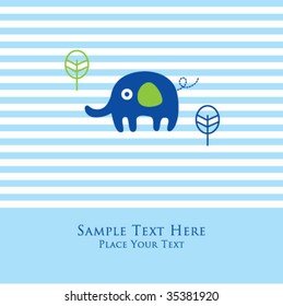little elephant greeting