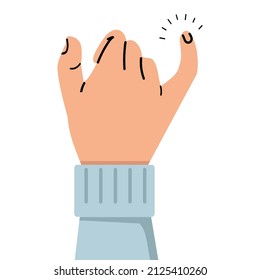 little finger promise hand sign icon