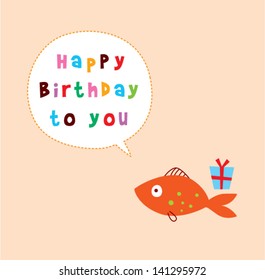 little fish birthday wishes