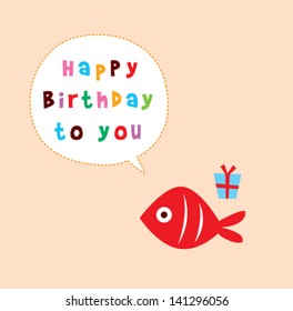 little fish birthday wishes