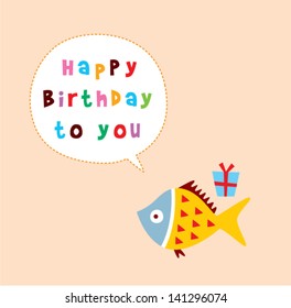 little fish birthday wishes