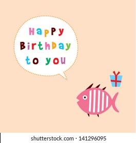 little fish birthday wishes
