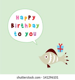 little fish birthday wishes