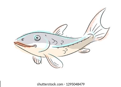 little fish with a smile