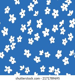 Little floral pattern, flowers seamless design