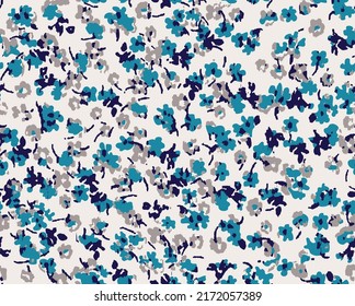 Pequeño patrón floral, pequeño diseño sin costura