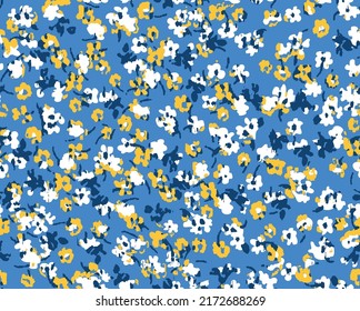 Pequeño patrón floral, pequeño diseño sin costura