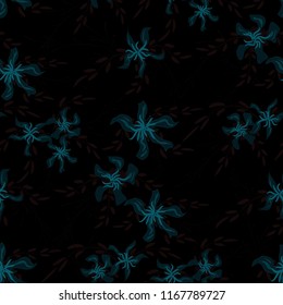 Little Floral Seamless Pattern with Cute Daisy Flowers and Pansies. Delicate Texture in Liberty Style for Fabric, Calico, Paper. Vector Spring Rapport.