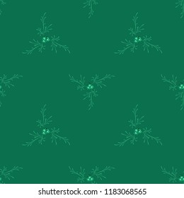 Little Floral Seamless Pattern with Cute Daisy Flowers. Feminine Rapport for Linen, Textile, Fabric in Trendy Liberty Style. Colorful Seamless Pattern with Tiny Flowers. Vector Background.