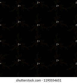 Little Floral Seamless Pattern with Cute Daisy Flowers. Feminine Rapport for Textile, Fabric, Wallpaper in Trendy Liberty Style. Colorful Seamless Pattern with Tiny Flowers. Vector Background.