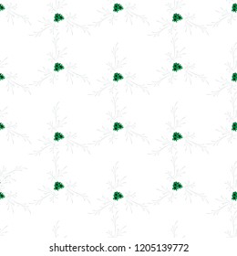 Little Floral Seamless Pattern with Cute Daisy Flowers. Feminine Rapport for Textile, Fabric, Wallpaper in Trendy Rustic Style. Colorful Seamless Pattern with Tiny Flowers. Vector Background.