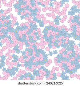 little flowers seamless pattern