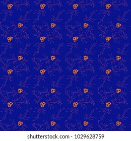 Little Flowers. Seamless Pattern with Delicate Daisy Flowers. Feminine Rapport for Linen, Textile, Wallpaper in Trendy Liberty Style. Colorful Seamless Pattern with. Vector Background.
