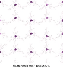 Little Flowers. Seamless Pattern with Pretty Daisy Flowers. Feminine Rapport for Linen, Textile, Wallpaper in Trendy Country Style. Colorful Seamless Pattern with Tiny Flowers. Vector Background.