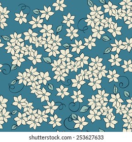 little flowers seamless textile pattern