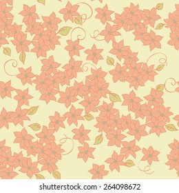 little flowers seamless textile pattern