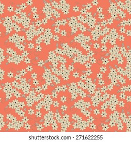 little flowers seamless textile pattern