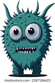 Сute little forest mythical monster