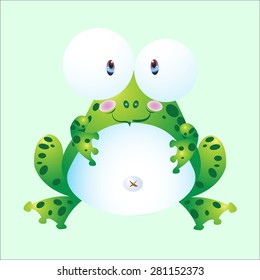 little frog cartoon 