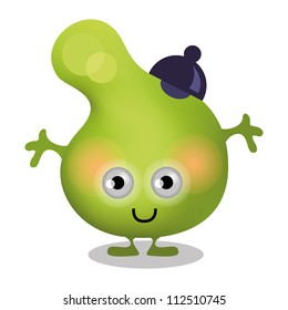 Little funny alien- monster