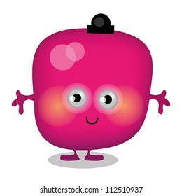 Little funny alien-monster