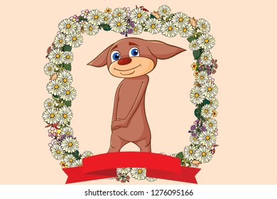 Little funny fantastic creatures. Vector illustration