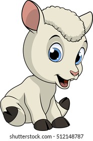 Little funny lamb