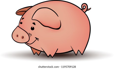 Little Funny Pig
