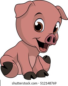 Little funny pig